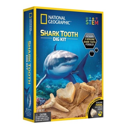 Set educativ National Geographic Sa cautam dinti de rechini